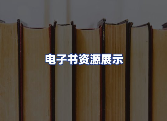 电子书资源展示